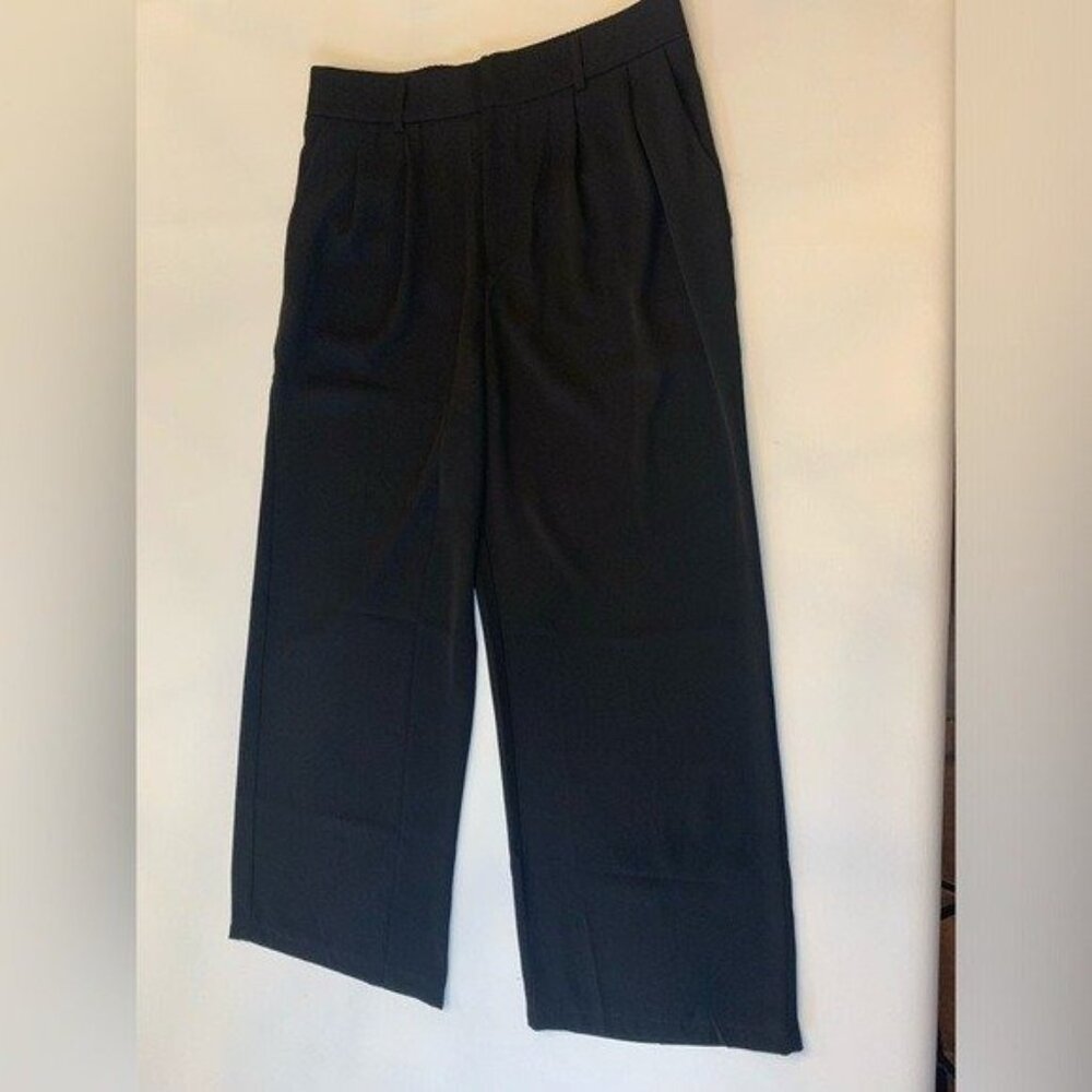 NWT Sarin Mathews High Waisted black Wide Leg Pants, Wmns large (bin M) - Picture 10 of 10